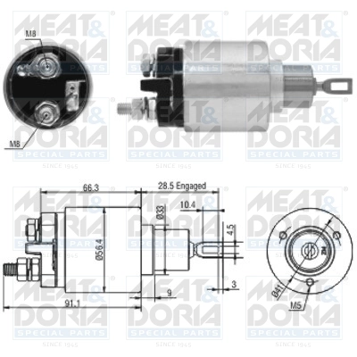 Solenoid Switch, starter